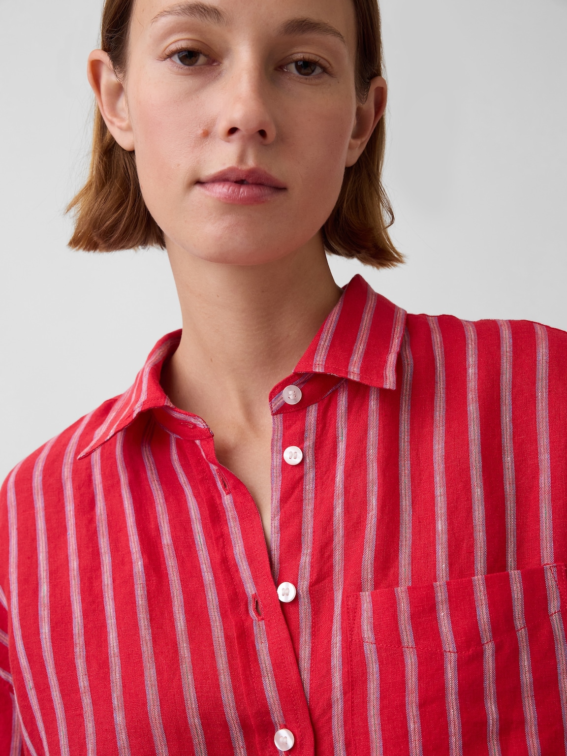 100% Linen Oversized Shirt