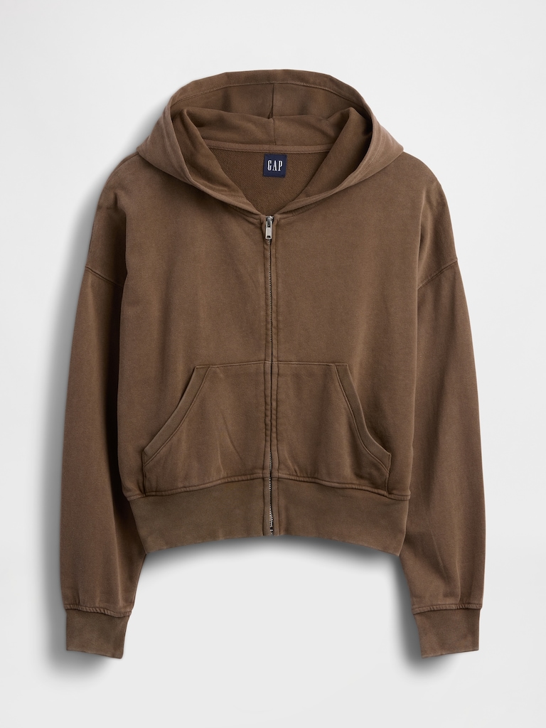 VintageSoft Terry Zip Hoodie