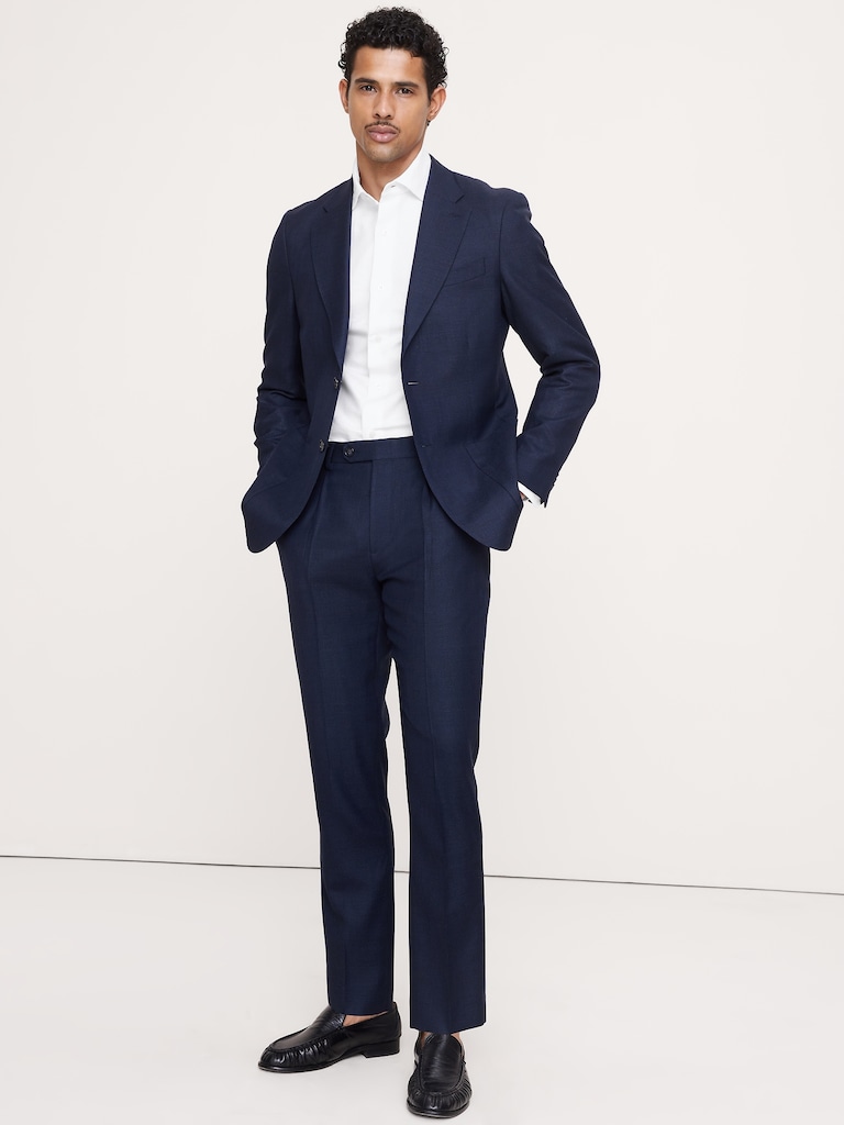 Italian Wool Ventile Suit Pant