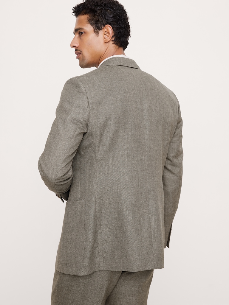 Italian Wool Ventile Suit Jacket