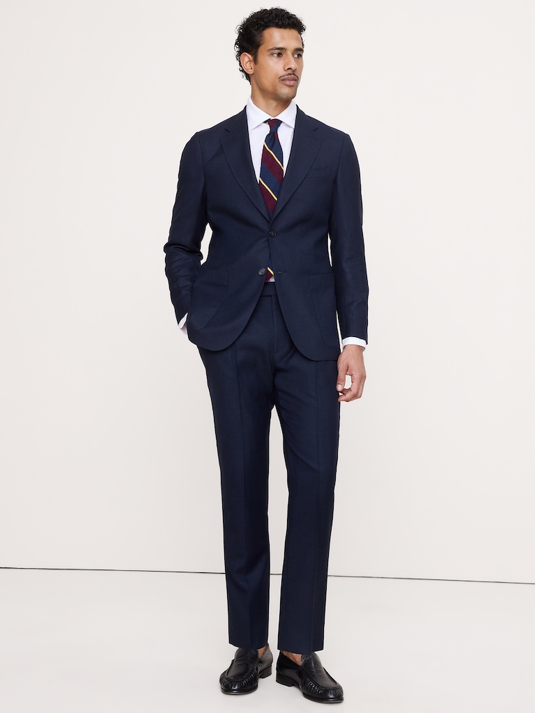 Italian Wool Ventile Suit Jacket