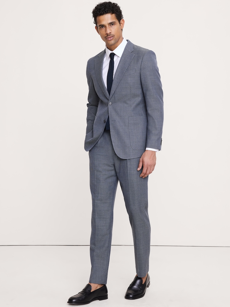 Italian Wool Ventile Suit Jacket