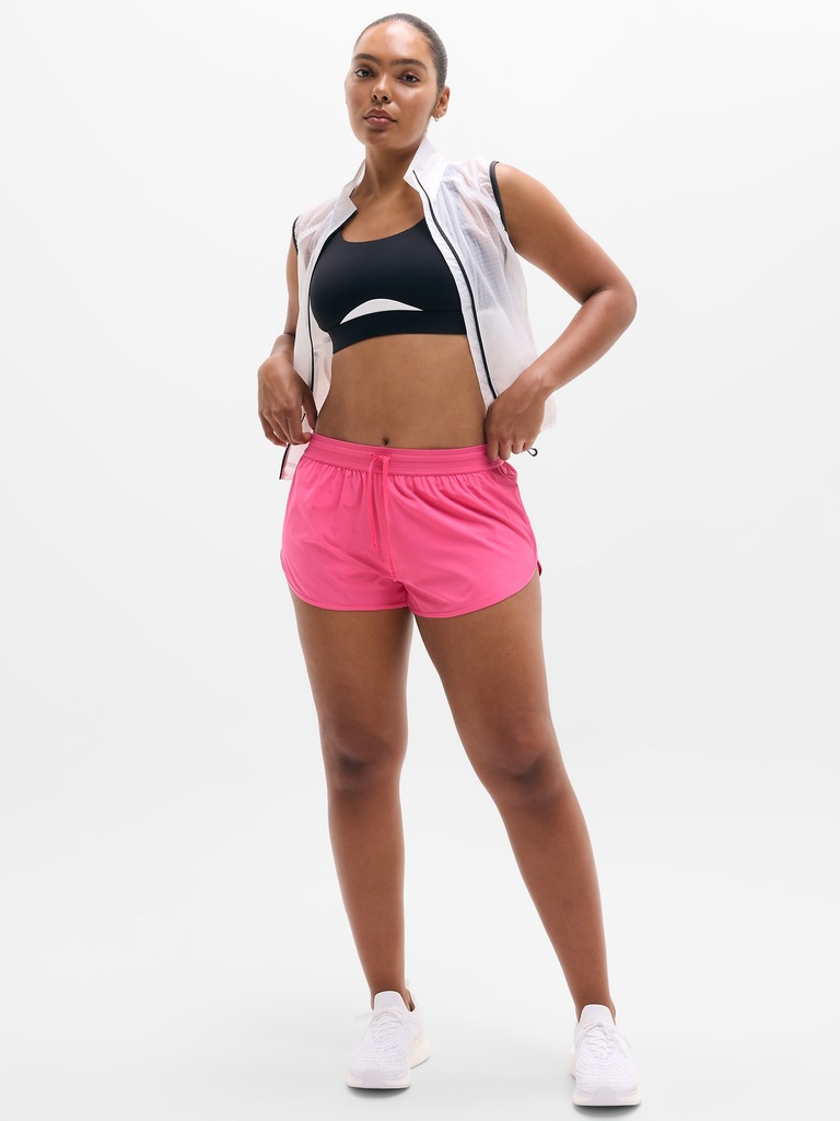 Speedwork Mid Rise Elastic Waistband Short