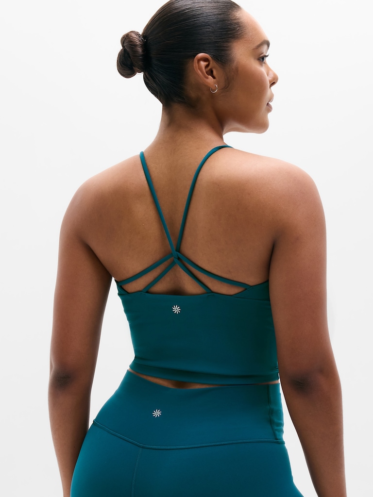 Transcend Thin Strap Crop Bra