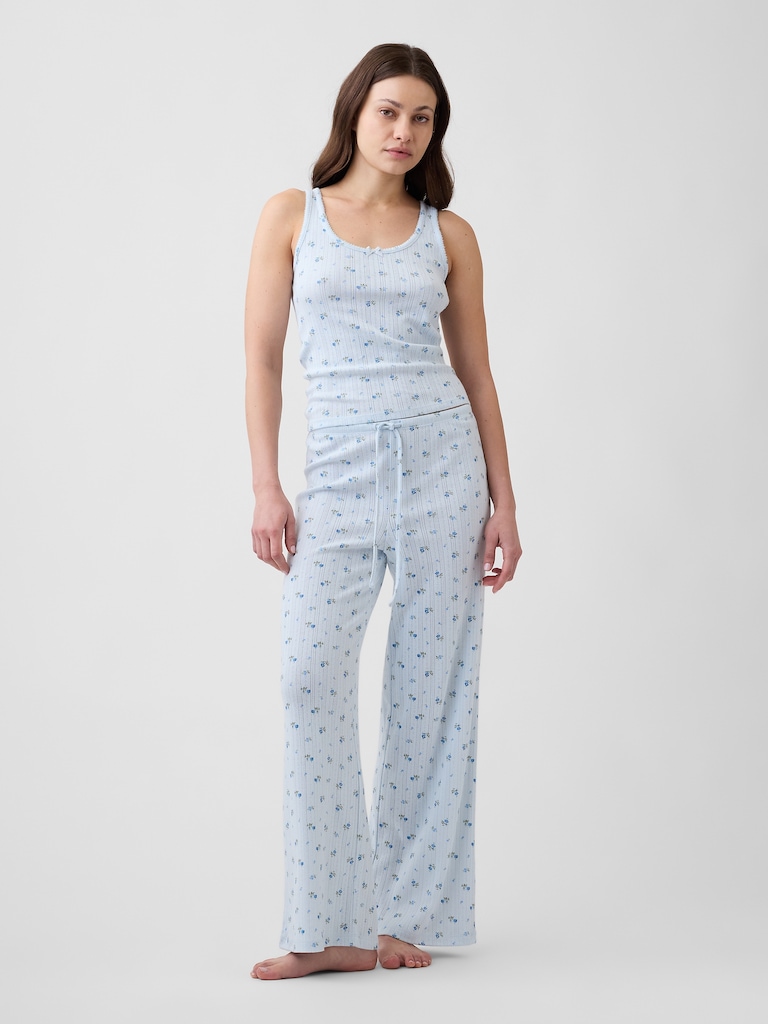 Pointelle PJ Tank Top