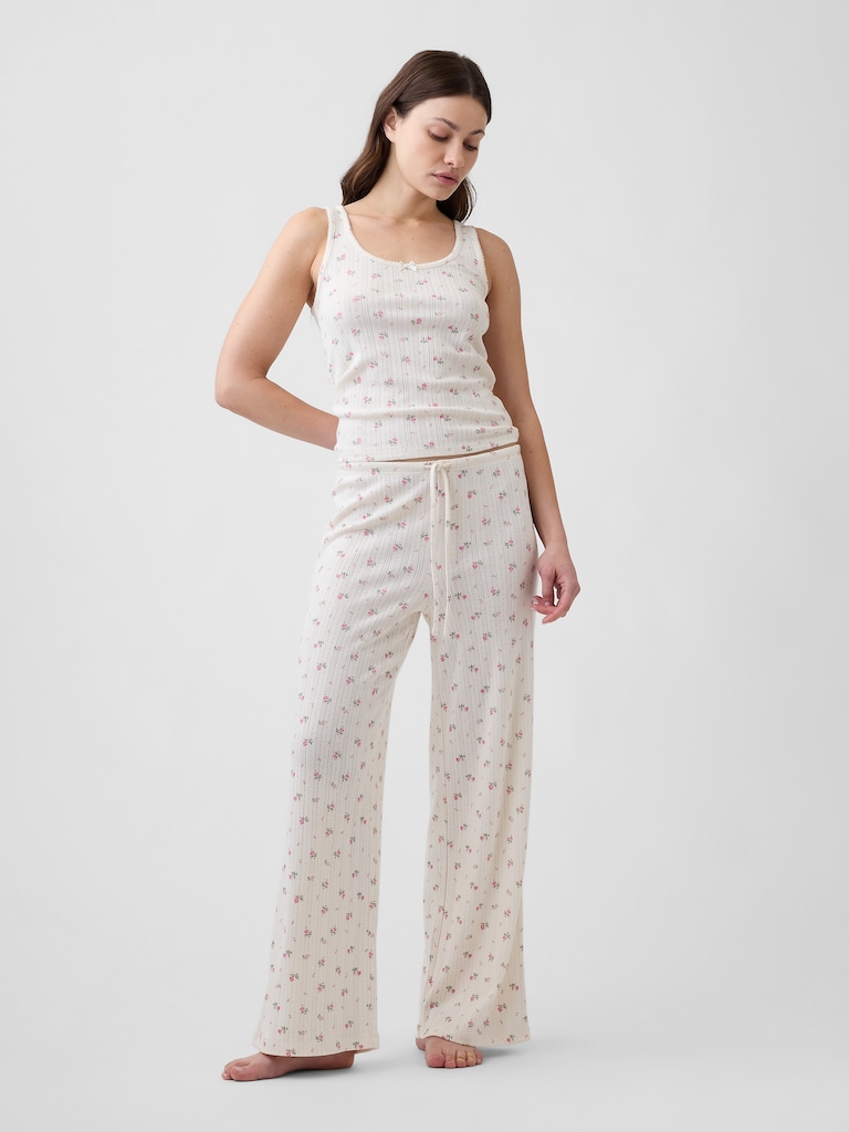 Pointelle PJ Tank Top