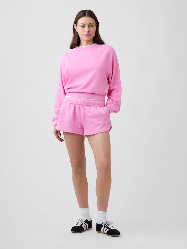 Oversized French Terry Crewneck Sweatshirt