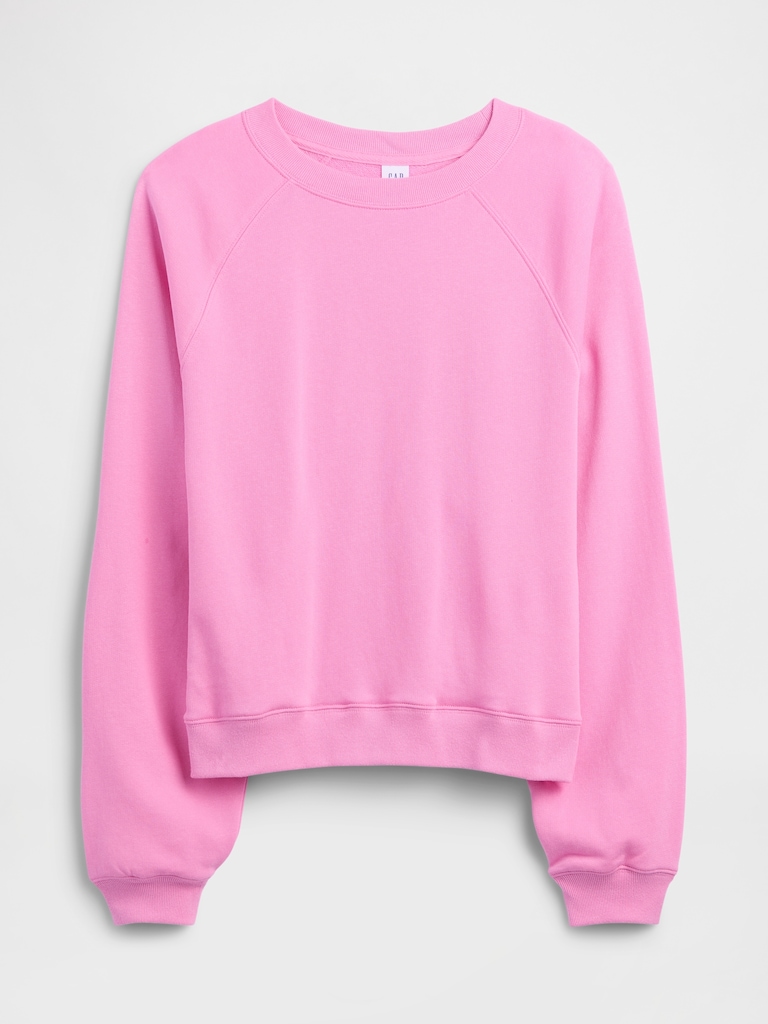 Oversized French Terry Crewneck Sweatshirt