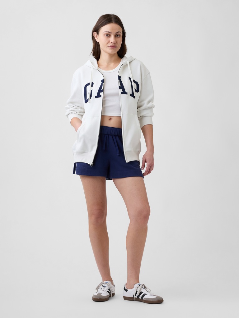 Adult Relaxed Gap Logo Zip Hoodie