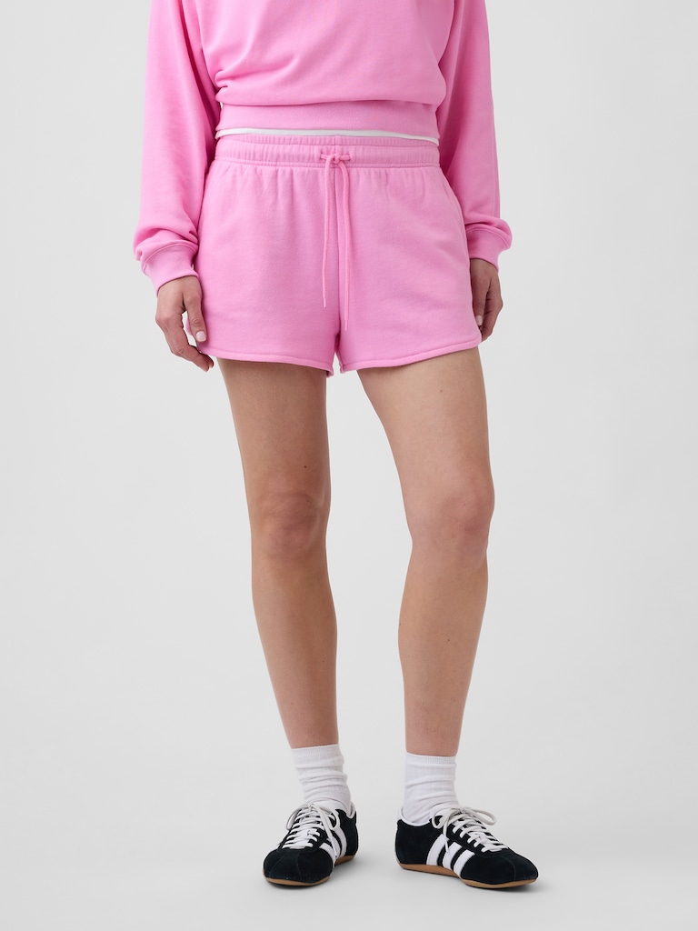 Relaxed French Terry Dolphin Shorts