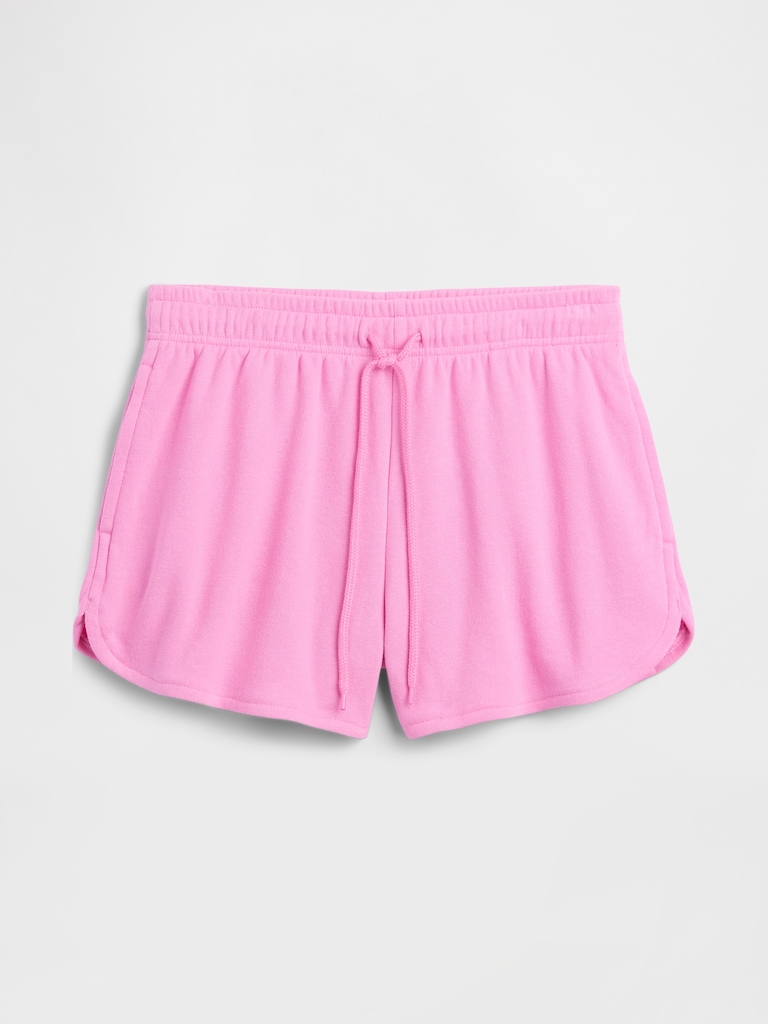 Relaxed French Terry Dolphin Shorts