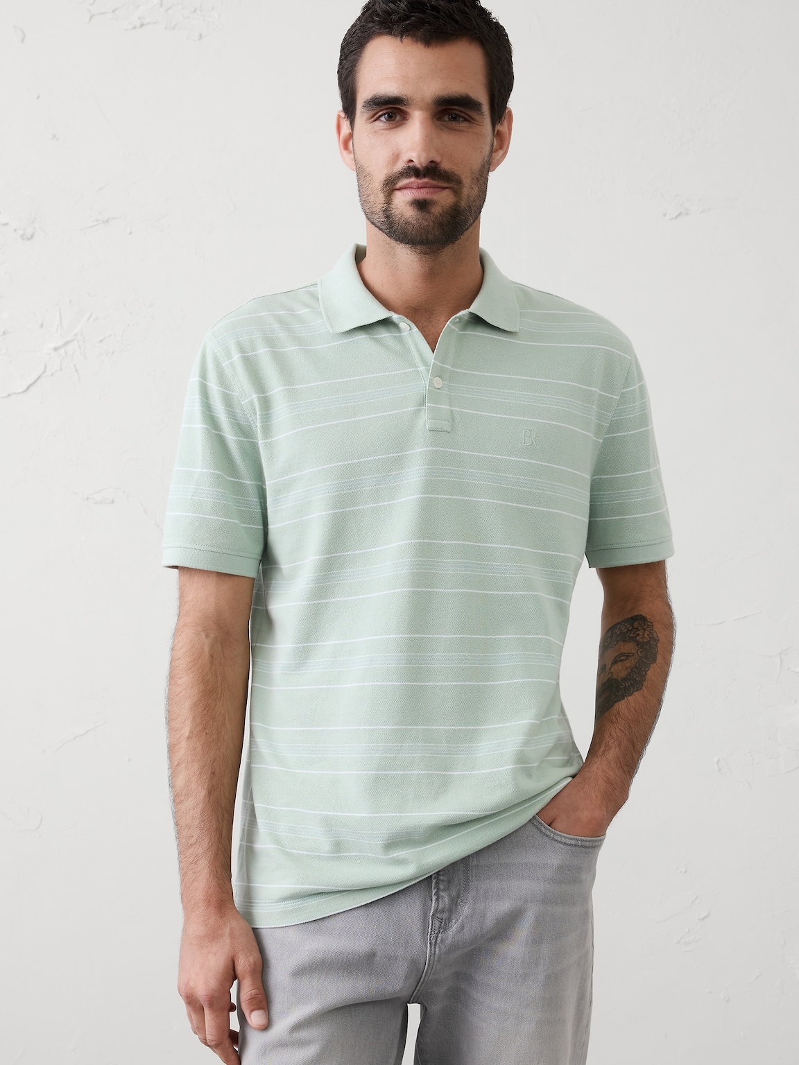 Slim-Fit Pique Polo