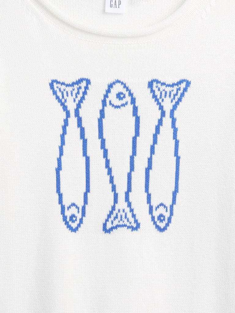 Rollneck Intarsia Sweater