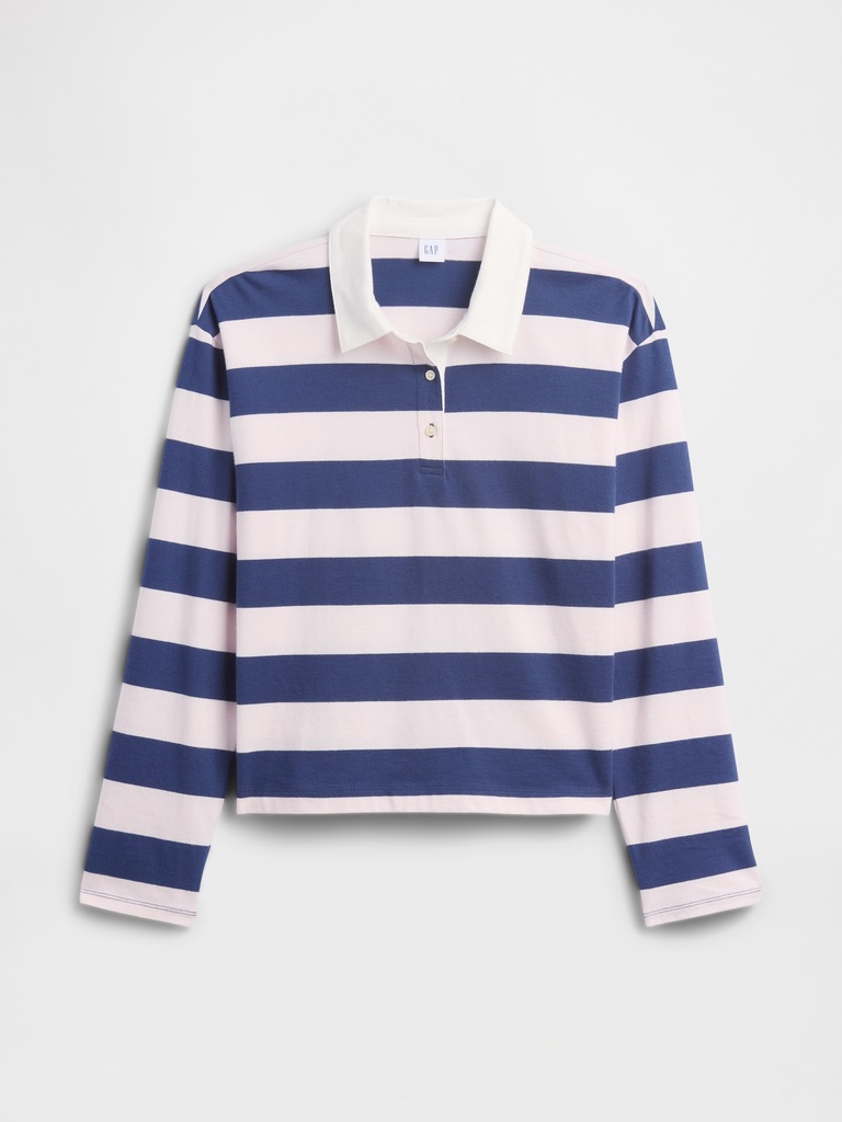 Relaxed Rugby Polo Shirt