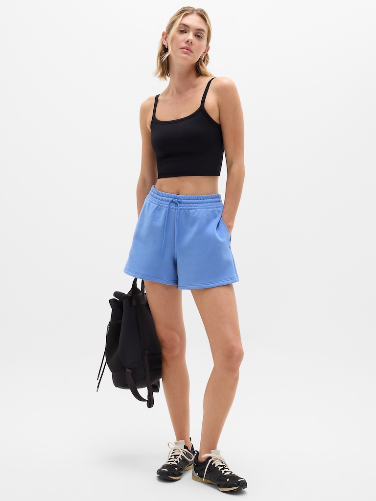 Forever Fleece Mid Rise 4" Short