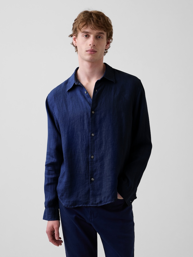 100% Linen Relaxed Shirt