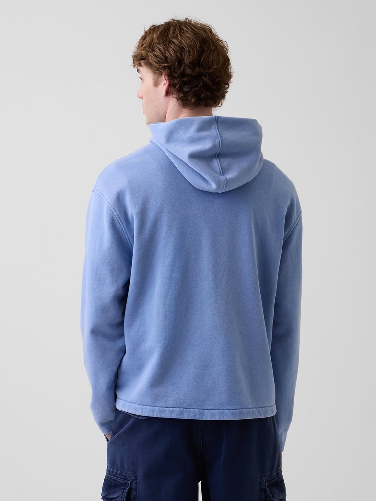 VintageSoft Oversized Americana Logo Hoodie