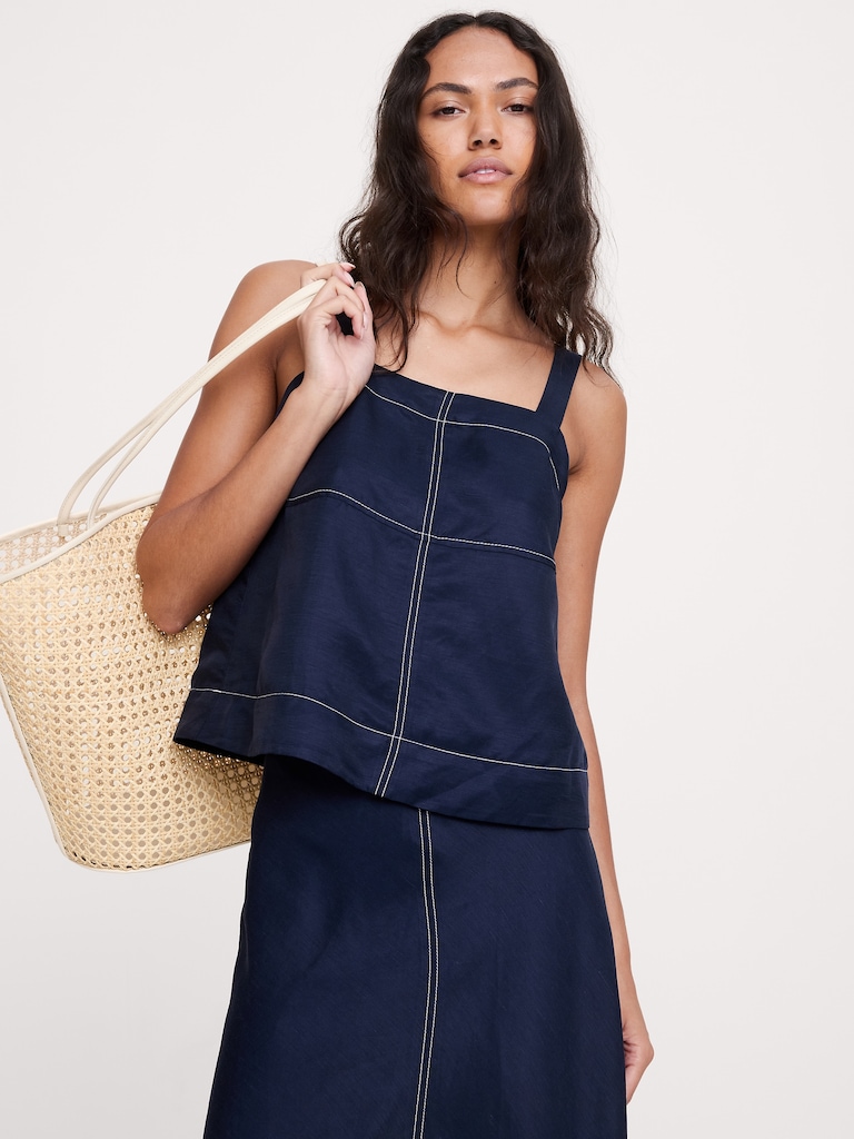 Viscose-Linen Tank