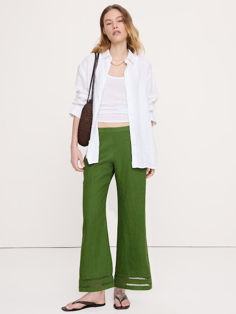 green women's dress pants Shamrock Kelly Green The Most Popular High Waisted Dress Pants – Aquarius  Brand main image 1