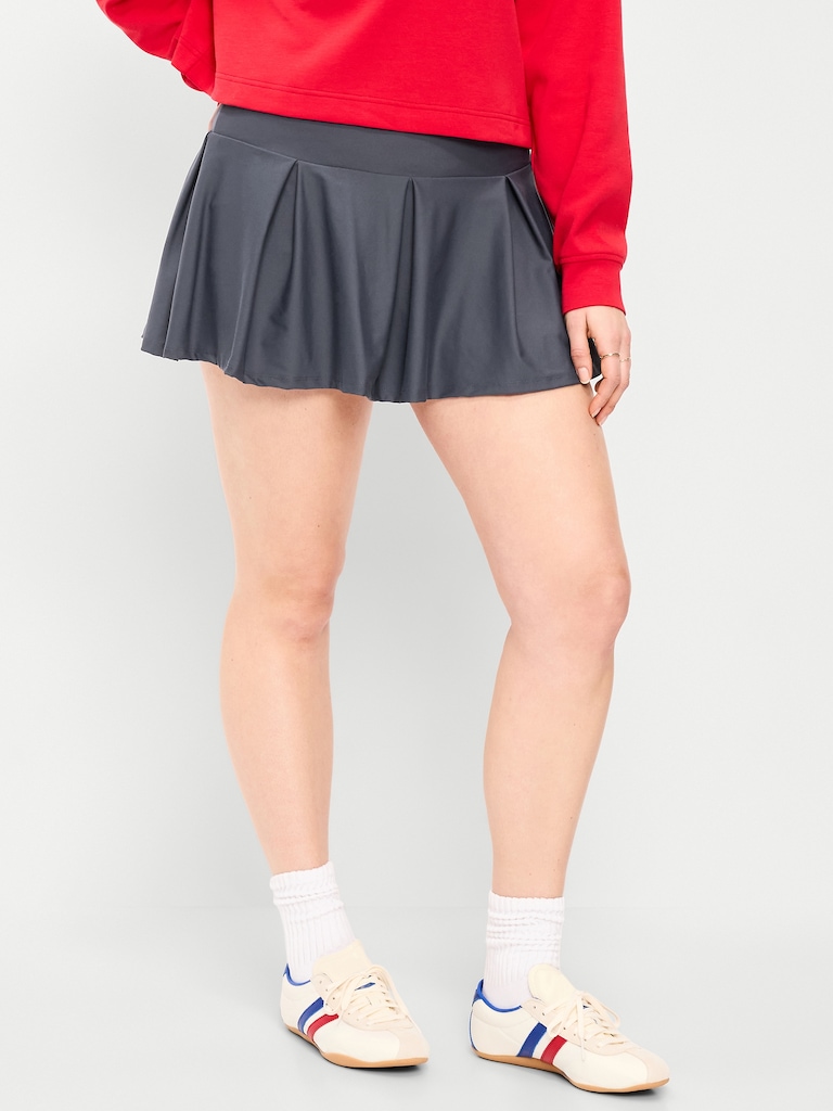 Extra High-Waisted Drop-Waist PowerSoft Skort