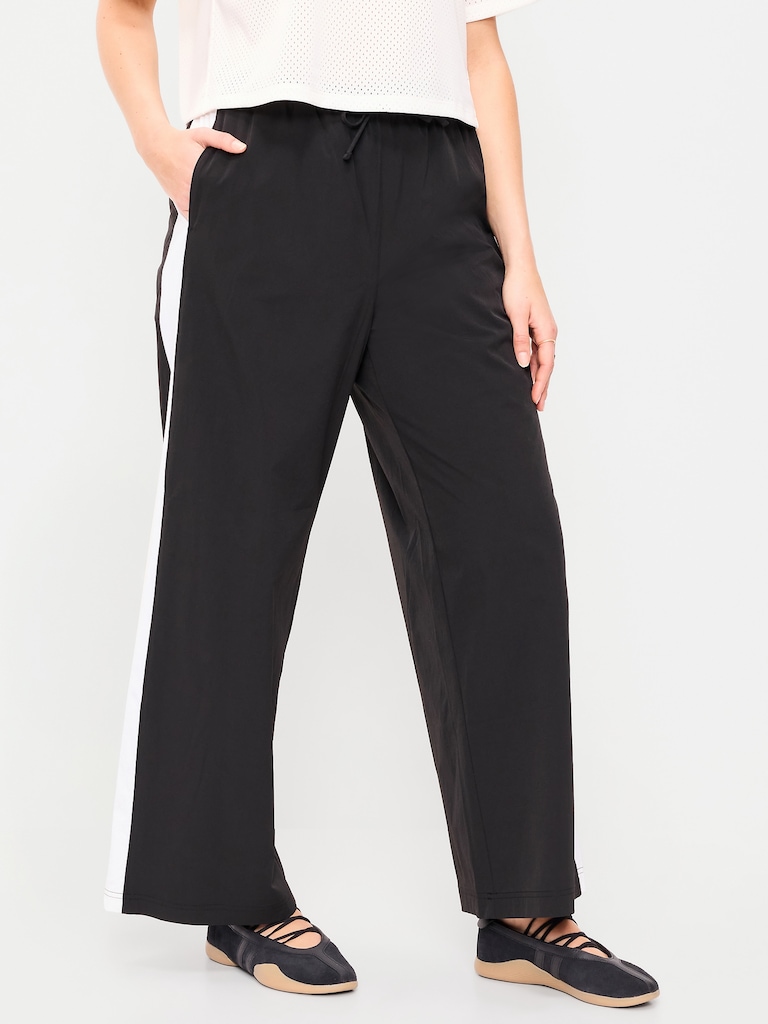 High-Waisted TrekTech Straight-Leg Pants