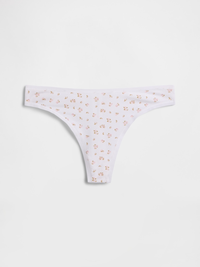 Tanga en coton biologique extensible