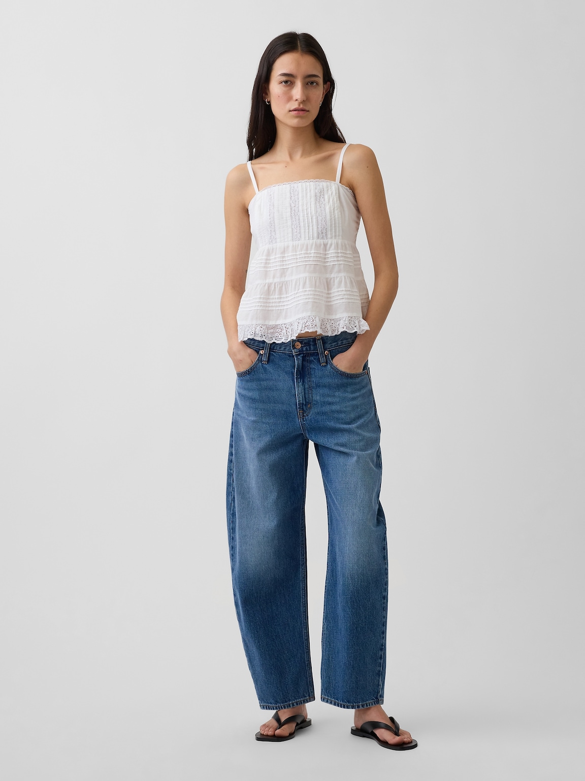 Lace-Trim Cami