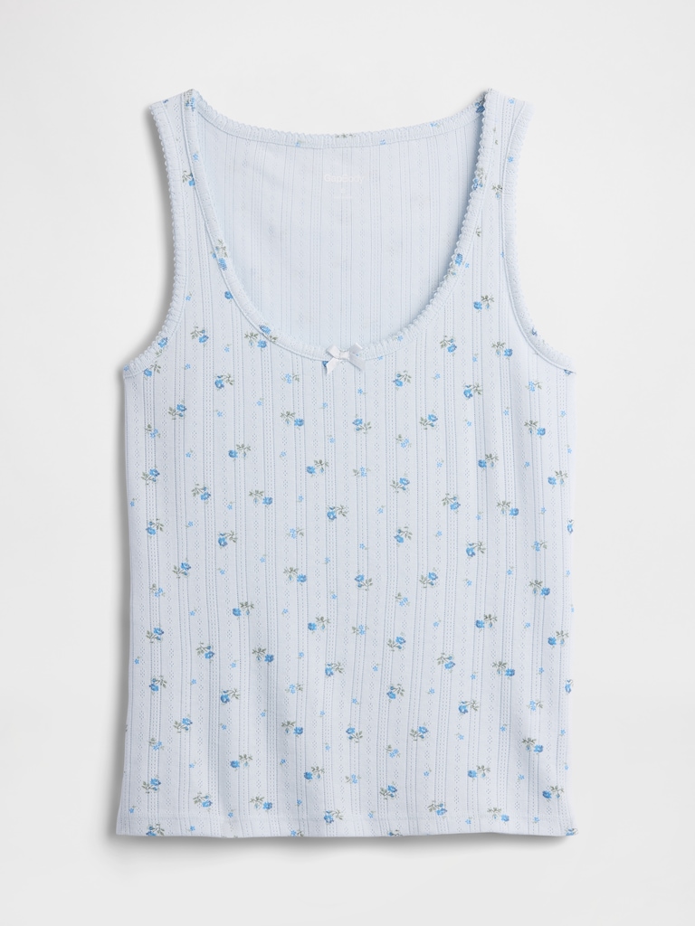 Pointelle PJ Tank Top