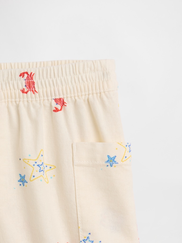 babyGap Pull-On Linen-Blend Cargo Shorts