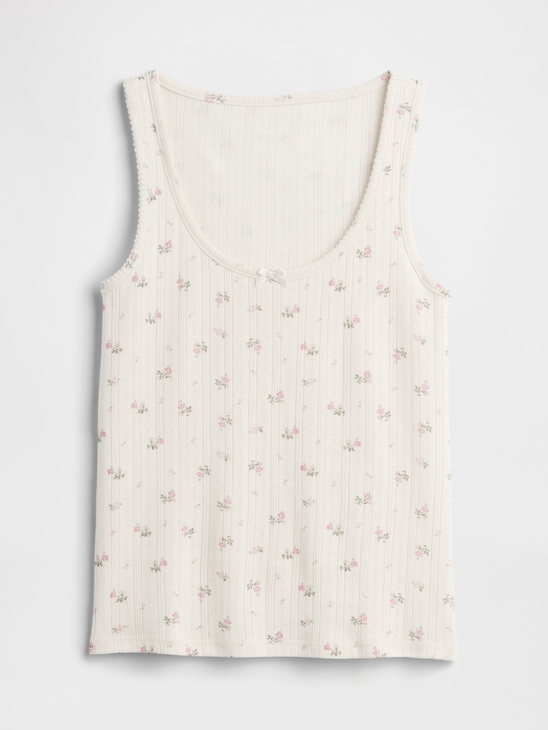 Pointelle PJ Tank Top