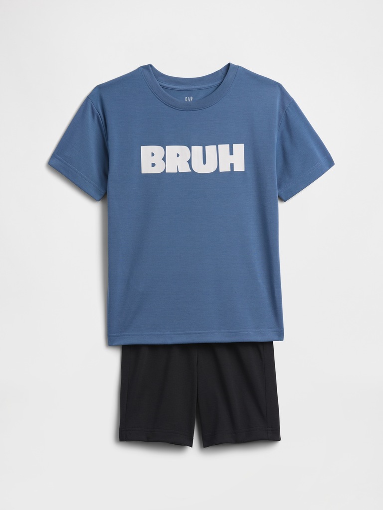 Kids 100% Recycled Sport PJ Set