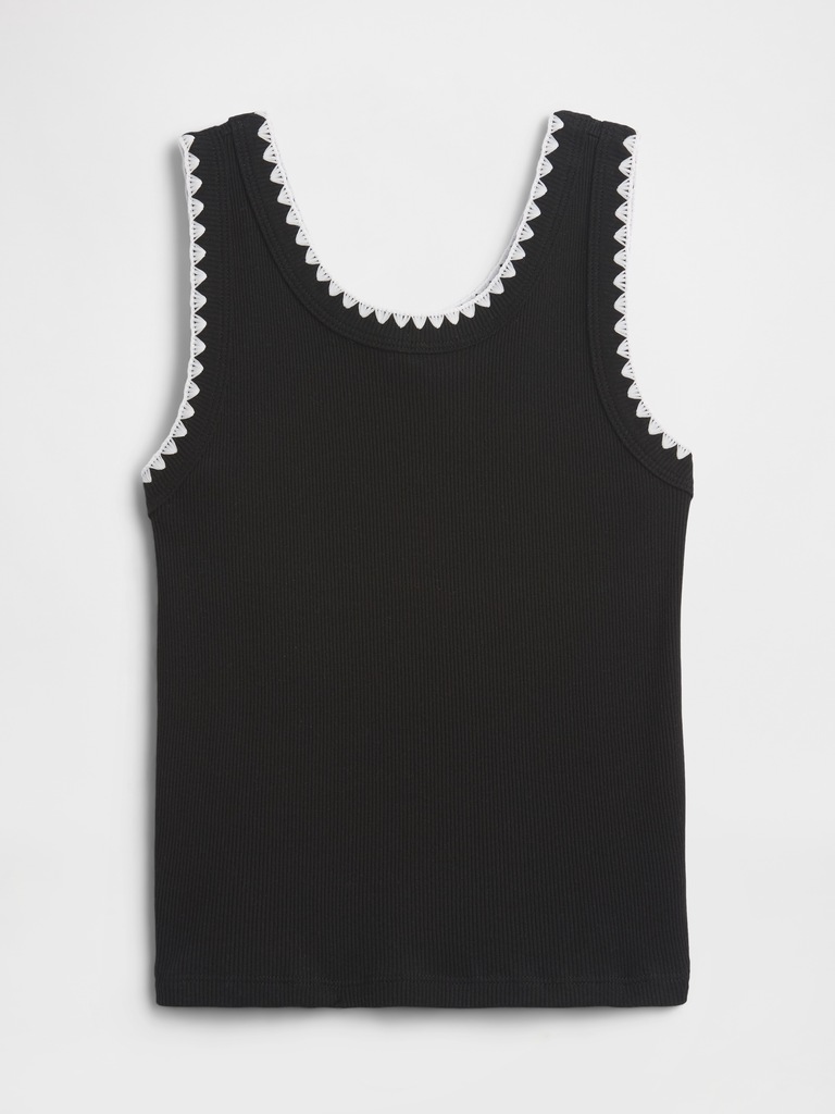 Kids Ribbed Tank Top