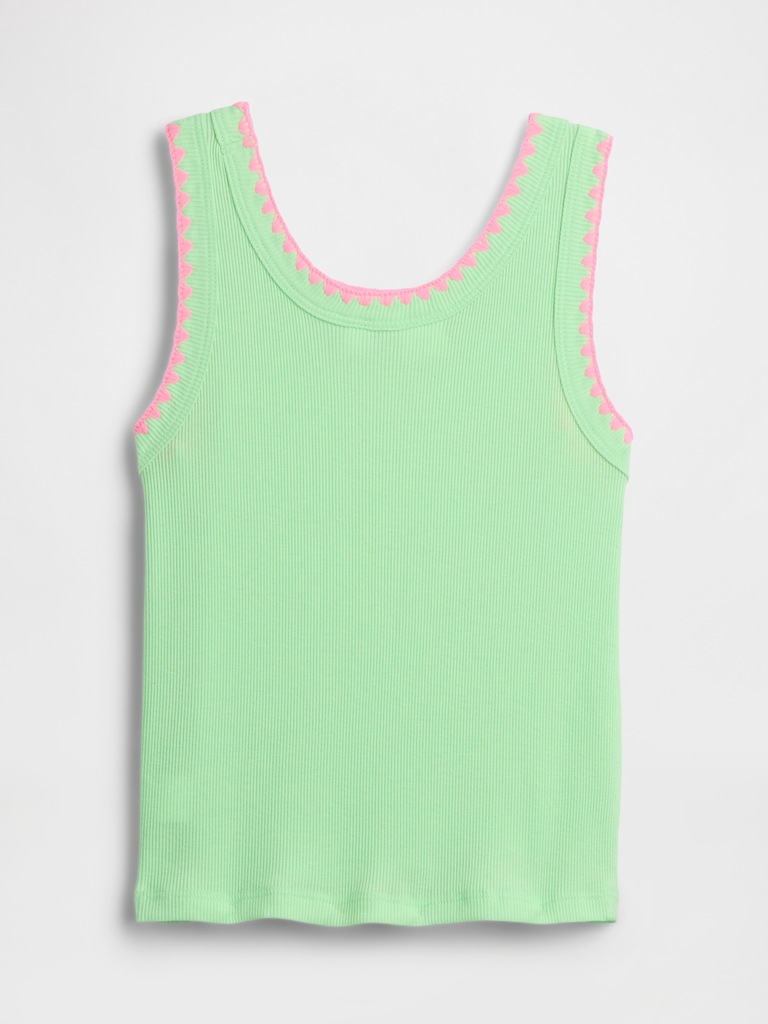 Kids Ribbed Tank Top