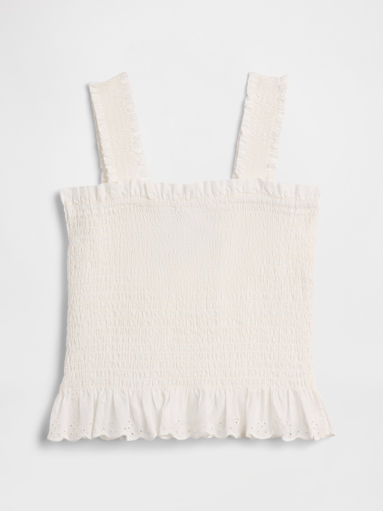 Kids Smocked Peplum Top