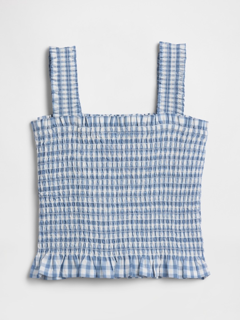 Kids Smocked Peplum Top