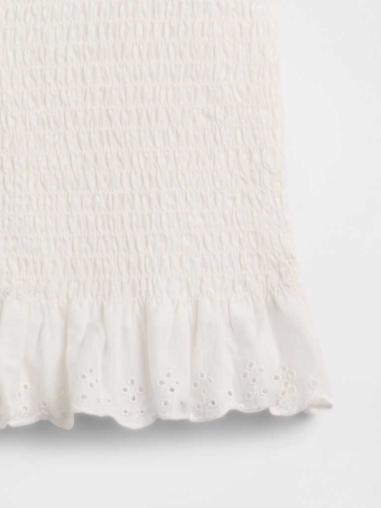 Kids Smocked Peplum Top