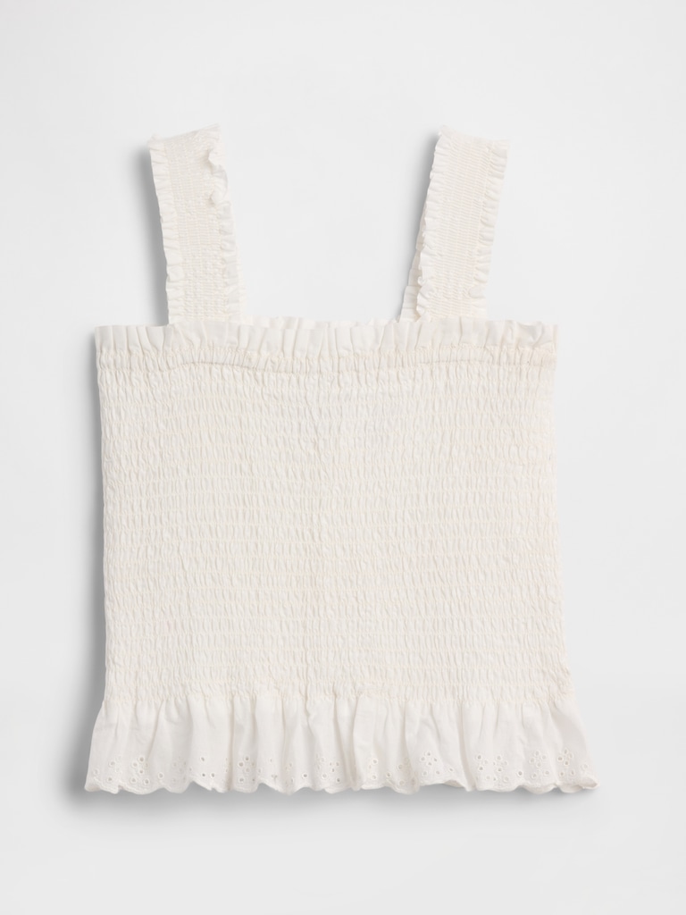 Kids Smocked Peplum Top