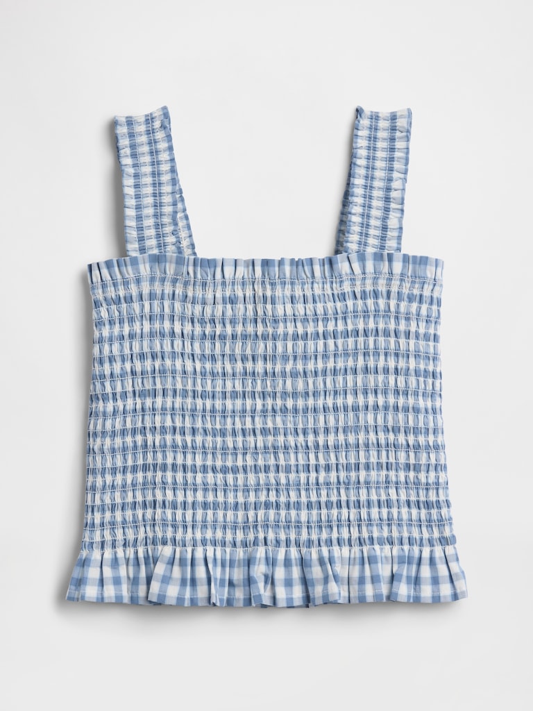 Kids Smocked Peplum Top