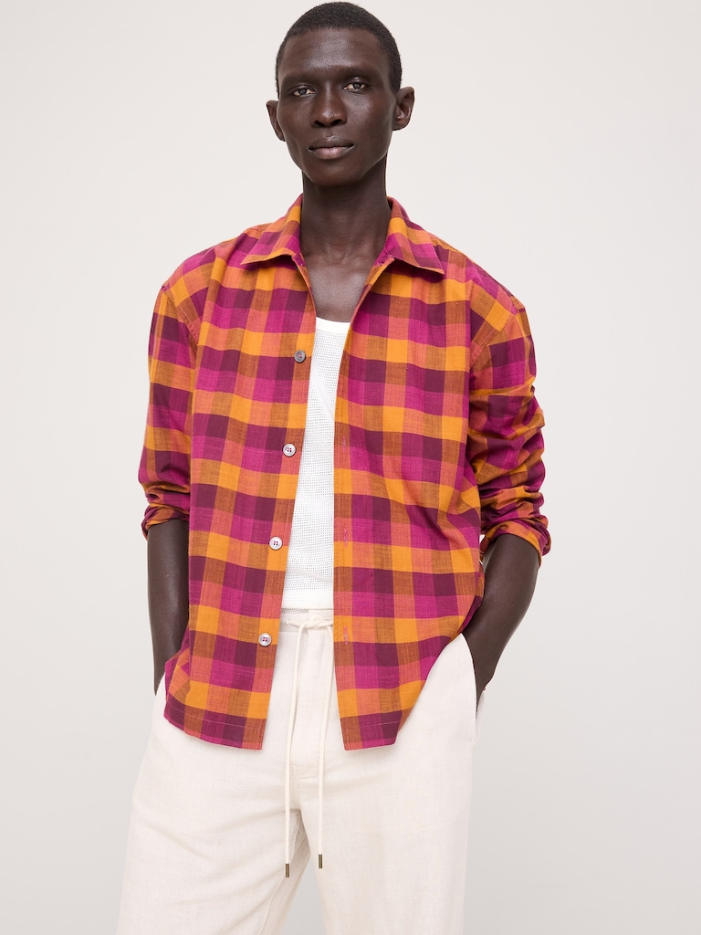 Relaxed-Fit Summerweight Cotton Shirt