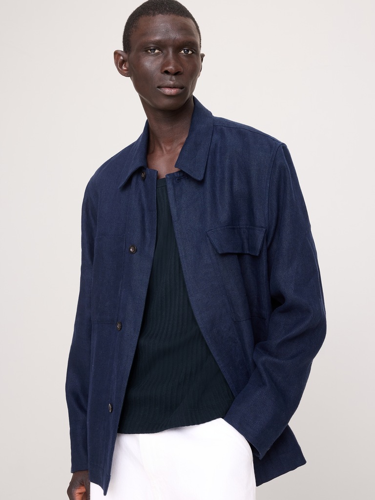 Ribbed Stretch-Cotton Tank