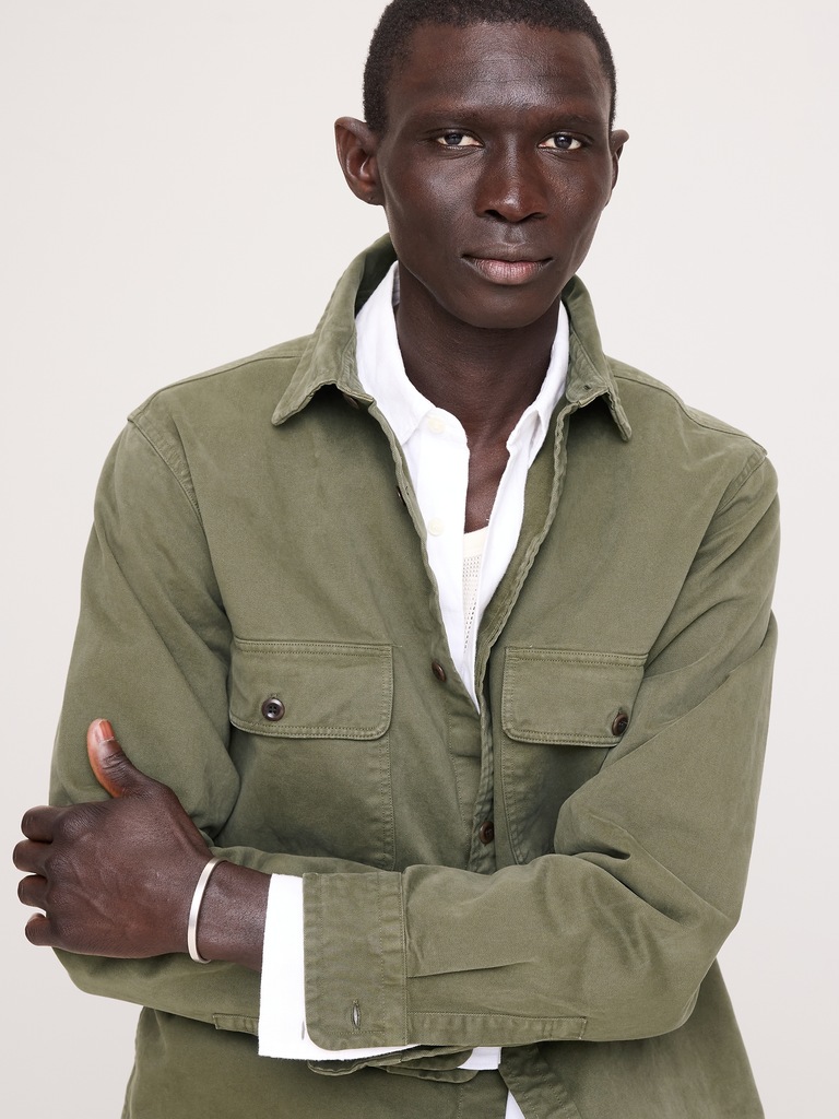 Cotton Twill Overshirt
