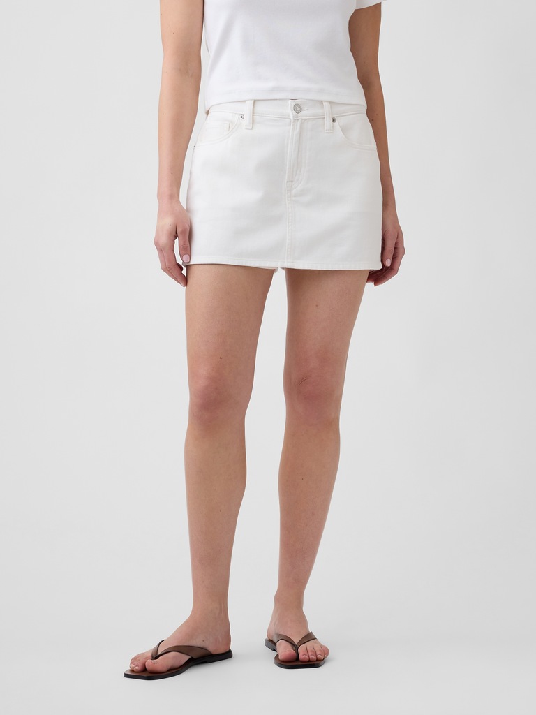 Denim Mini Skort