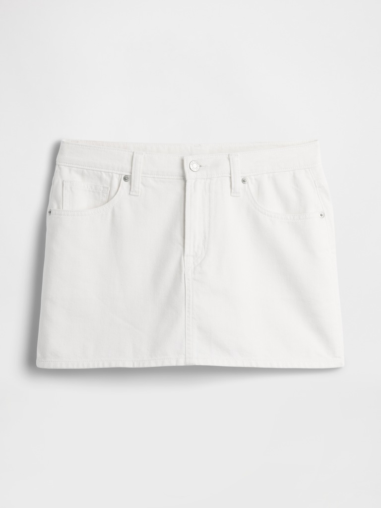 Denim Mini Skort