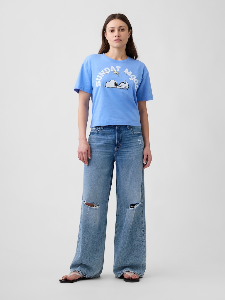 Peanuts Oversized Graphic T-Shirt
