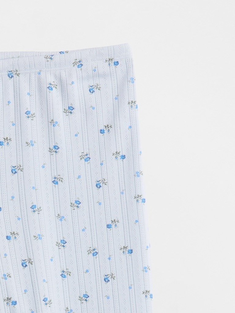 Pointelle Wide-Leg PJ Pants