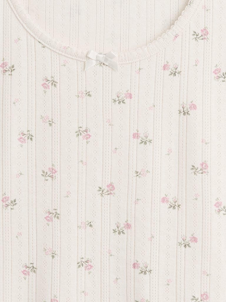 Pointelle PJ Tank Top