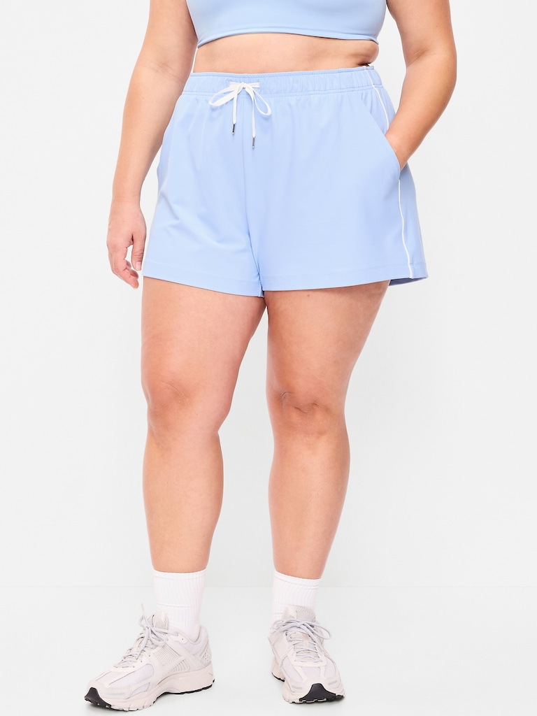 High-Waisted PowerSoft Shorts -- 3.5-inch inseam