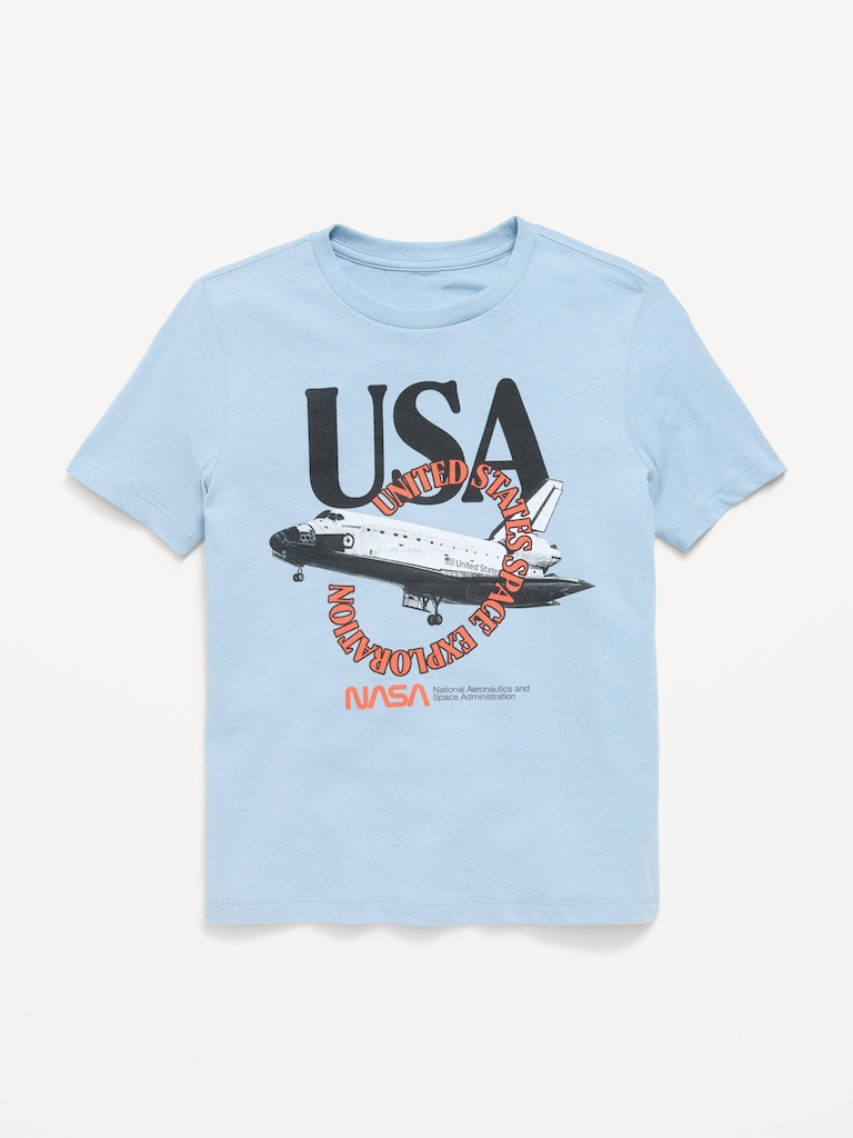 NASA Gender-Neutral Graphic T-Shirt for Kids