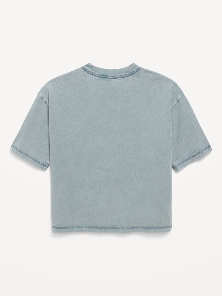 Oversized Short-Sleeve Boxy T-Shirt for Boys