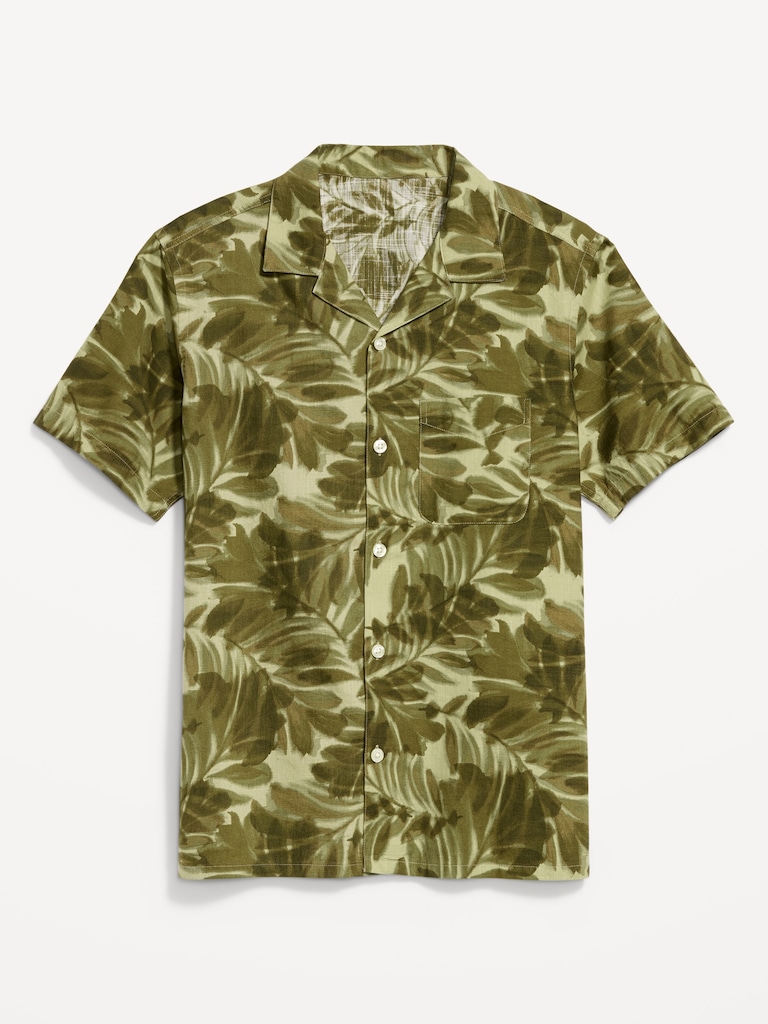 Short-Sleeve Camp Shirt